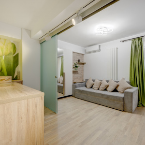 SOSEAUA NORDULUI-HERĂSTRĂU, GARSONIERĂ CU TERASA, 33MP! 