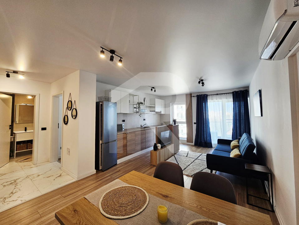 PIATA SUDULUI  – 2 CAMERE, 50MP, IMOBIL NOU, PET FRIENDLY!